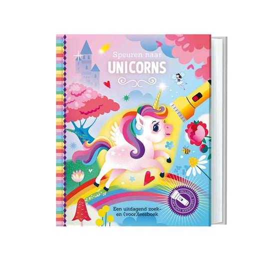 Zaklampenboek Speuren met Unicorns Lantaarn Publishers