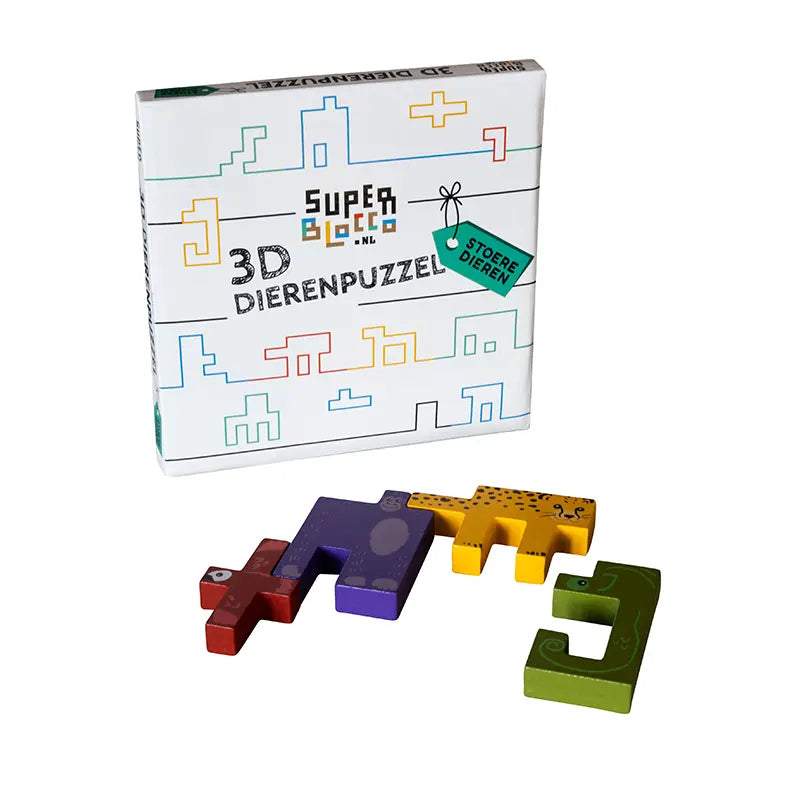 3D puzzel dieren Superblocco