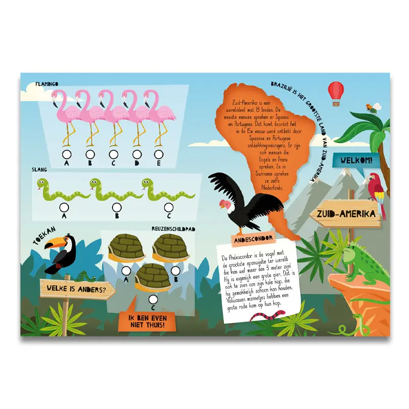 Ontdek de dierenwereld puzzel & doeboek Lantaarn Publishers
