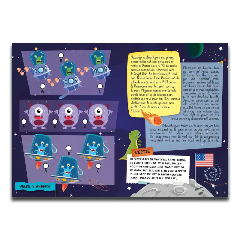 Ontdek de ruimtewereld puzzel & doeboek Lantaarn Publishers